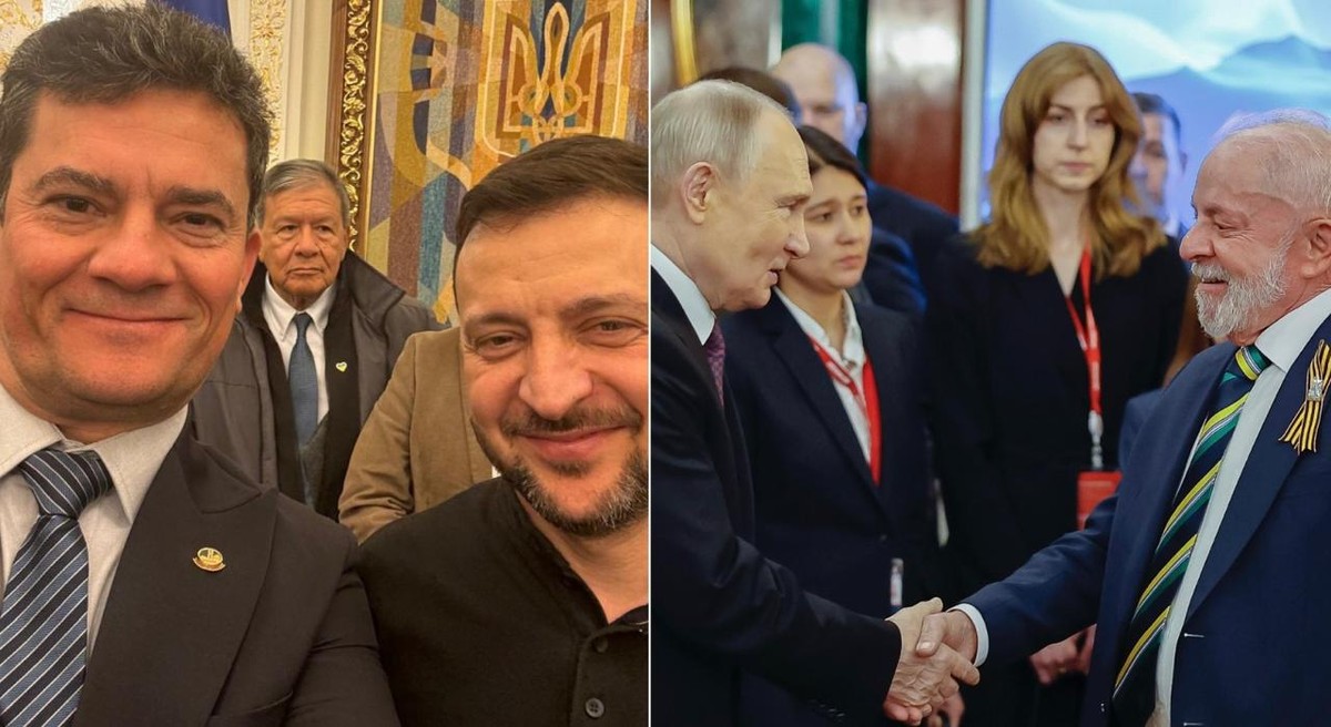 Moro critica visita de Lula a Putin e posta foto de encontro com Zelensky: 'Não houve desfile de tropas'